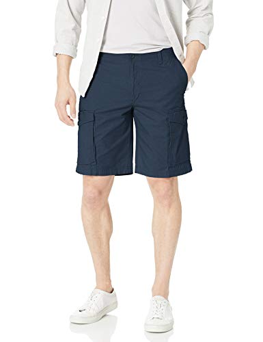 IZOD Men's Saltwater Rip-Stop Flat Front 10.5