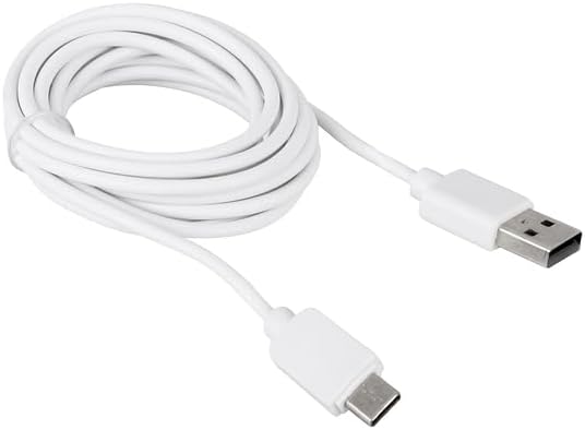 Cabo USB-A/USB-C Branco 1M 3A Embalagem Econômica