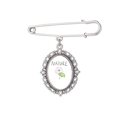 Broche lotus Island en peinture fine pour agrémenter vos robes