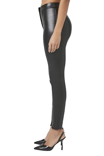 Forever 21 Women's Faux Leather High-Rise Skinny Pants3