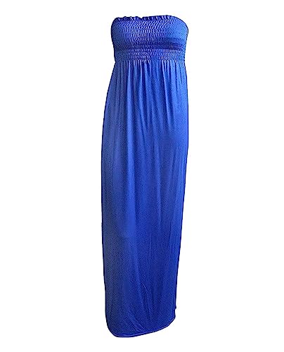 FASHION FAIRIES Damen Maxikleid, ärmellos,...