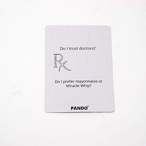 Pando - The Party Game And Conversation Starter For Friends And Family - Icebreaker Game And Get To Know You Game - Compete To Answer Unpredictable Trivia Questions About Your Friends And Family #TOP6