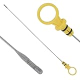 SCITOO Engine Oil Dipstick Transmission Dipstick Fits 2002-2005 for Chevrolet Cavalier 2.0L,2.2L,2.4L,3.0L,3.4L,3.5L,3.6L,3.9L