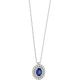 cometa orion regulada Piedra: diamante, zafiro. Collar mujer joyas Comete Orione elegante cód. GLB 1474