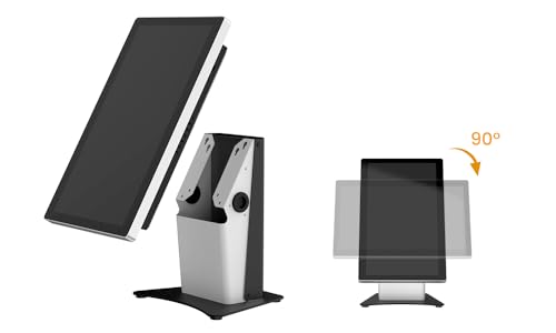 Image of Kiosk VESA Display Stand All Metal for 15.6 inch Screen Monitor - BSC804BW