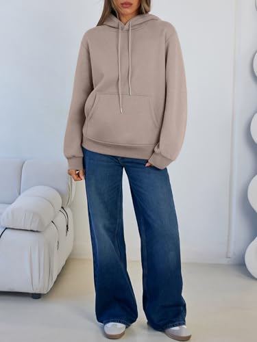 Trendy Queen Womens Fleece Sherpa Lined Hoodie Winter Pullover Sweatshirts - image 5