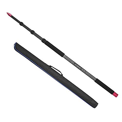 MK-3000 3m /9.8ft軽量カーボンファイバーマイク マイクブームホルダー アームポールエクステンション マウントスタンド最大 デジタル一眼レフカメラカムコーダー ビデオスタジオ写真録音インタビュー撮影用に3kg / 6.6Lbsをロード MK-3000 3m /9.8ft軽量カーボンファイバーマイク マイクブームホルダー アームポールエクステンション マウントスタンド最大 デジタル一眼レフカメラカムコーダー ビデオスタジオ写真録音インタビュー撮影用に3kg / 6.6Lbsをロード