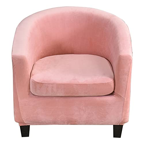 CHNSHOME Funda de sillón Chesterfield 2 Piezas Fundas para sillas de bañera Funda de Silla de Bar Funda de sillón de Club elástico Fundas de Silla de cóctel Tullsta