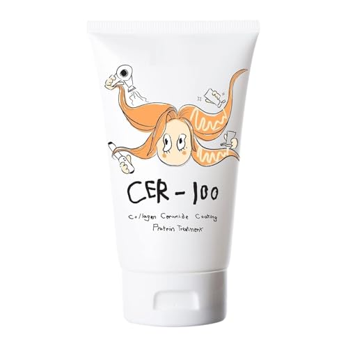 Cer-100 Collagen Coating Hair Protein Treatment 100Ml Unscented Ceramide Straightener & Treatment For Damaged Keratin Hair Care 1 Count