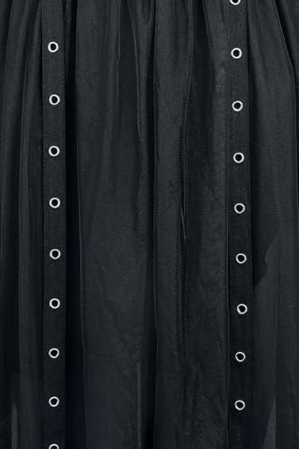 Abito Media Lunghezza Gothic Di Gothicana By Emp - Vailed In Darkness - S A Xxl - Donna - Nero - 4