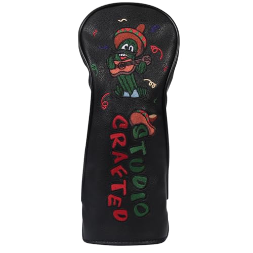 Cinco De Mayo Sombrero Golf Headcover for Driver Fairway Woods Hybrid Rescue Blade & Square Mallet Putter Head Cover
