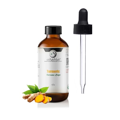 Aceite Esencial Orgánico de Cúrcuma 4 Fl Oz