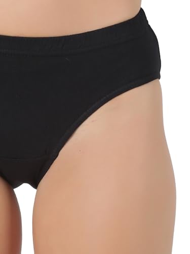 Image of Dollar Lehar Super Combed Cotton Women's Solid Hipster Panty - Actual Colour May Vary