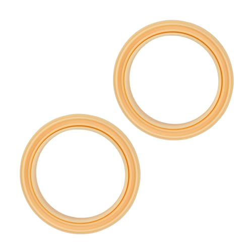 Kfwfuaee Juego de 2 anillos de sellado para máquina de café, alta durabilidad y flexibilidad, para uso doméstico y profesional, anillos de repuesto
