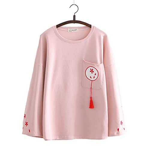 TienNew T-Shirt Femme,Sweat Femme à Capuche Anime Sweatshirt Pull Manches Longues,Haut Ample Femme Cover