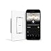 iDevices Dimmer Switch - Wi-Fi enabled smart dimmer switch; Works with Alexa, Siri, & the Google Assistant; Single pole, 3- & 4-way , White - IDEV0009