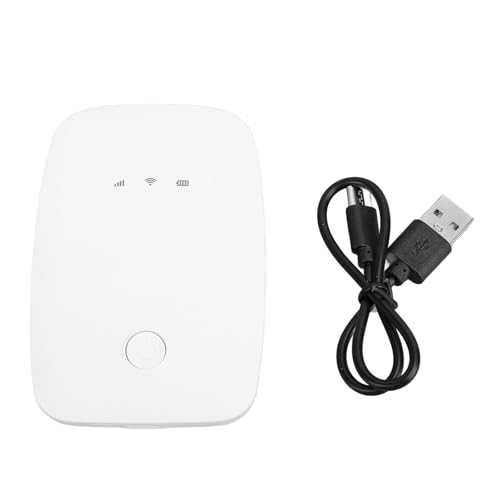 Image of 4G Portable, 50Mbps Light Load Mobile Router Supports 10 Devices for Laptop (White)