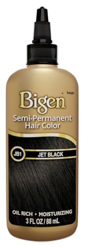 Tinte Semi-Permanente Bigen Jet Black 3oz x 3