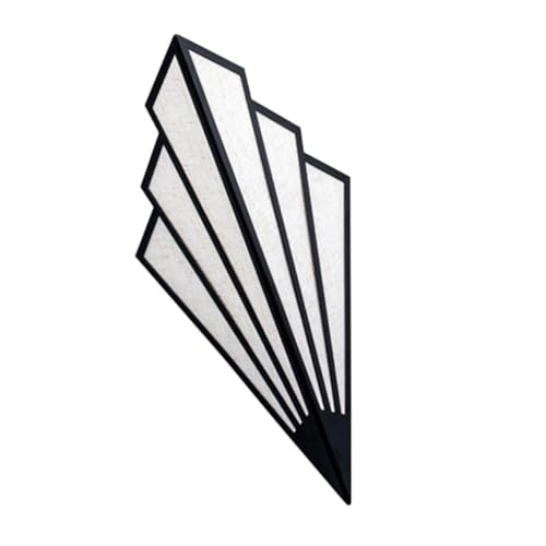 TEHAUX Decorative Led Wall Lamp for Home and Bedroom Creative Black European Style Light Fixture Warm Glow for Corridor and Stairway Easy Installation