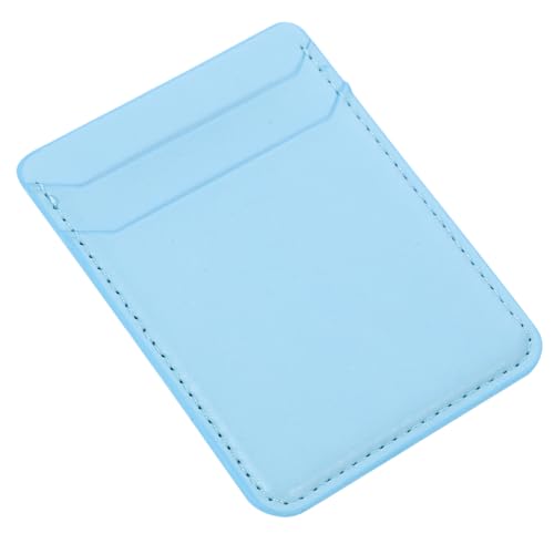 HOODANCOS Porta Carte Adesivo per Cellulare Doppia Tasca, Portafoglio Morbido e Resistente per Smartphone, Custodia Porta Tessere per Carte di Credito e Documenti, Accessorio Pratico