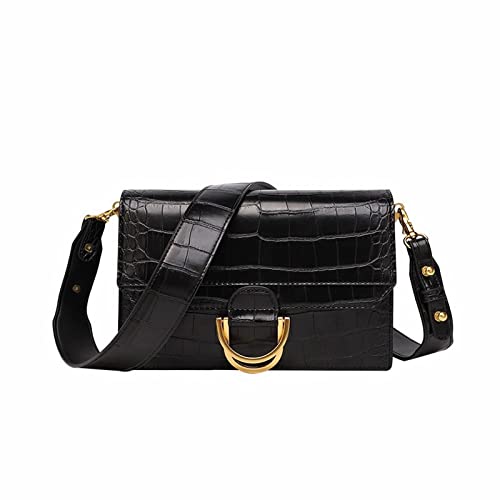 LRFVADW Bolsos de hombro mujer bolso mujer invierno nuevo cocodrilo mujer bolso de un hombro, de mano, cruz diagonal media versátil