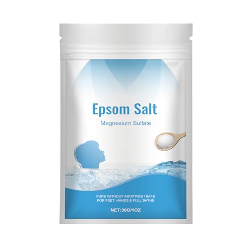 Sales De Baño, Limpieza Profunda, 30 G, Remojo En Sal De Epsom, Sal Limpiadora Corporal Relajante, Solución De Relajación Muscular, Para Mujeres Y Hombres