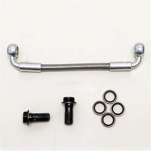 Flexible de frein tressé 240cm pour réparer un freinage moto spongieux