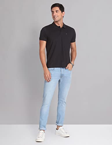 Image of Arvind Skinny Fit Distressed Jeans