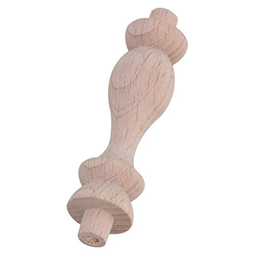 Rdexp 7.5X1.8Cm H-83 Beech Unpainted Unfinished Wood Craft Spindles Baluster For Home Restaurant Decor Repair Decoration Set Of 20 #TOP2