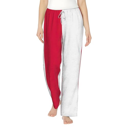 Pantalon de pyjama de Noël polonais en flanelle femme