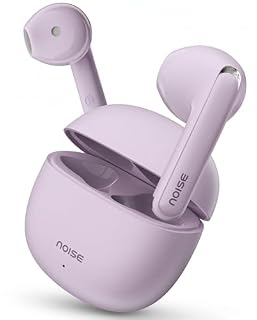 Noise Buds Mini Truly Wireless Earbuds (2026) | Half in-Ear Design | 40H Playtime | Quad Mic ENC for Clear Calls | 13mm Driver | Low Latency Gaming Mode | BT v5.3 | IPX4 Sweat Resistant - Calm Lilac