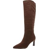 Anne Klein Women's Rene Knee High Boot, Chocolate, 9.5 M
