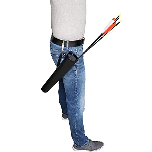 Southland Archery Supply Sas Leather Tube 17" Hip Quiver Arrow Holder With Belt Clip (Hip Quiver) #TOP5