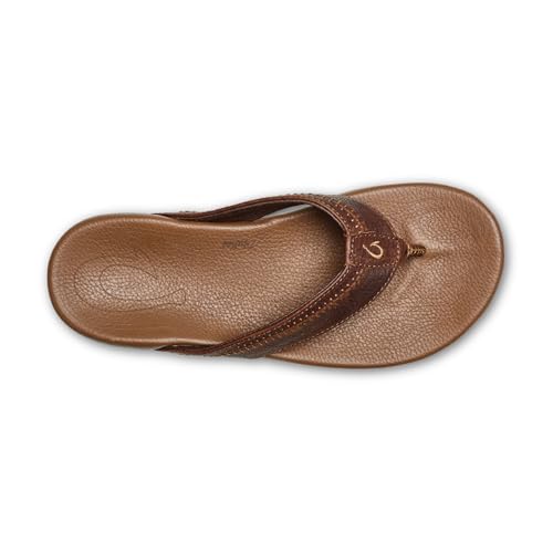 Image of OluKai Hiapo Men's Leather Beach Sandal, Crafted Materials