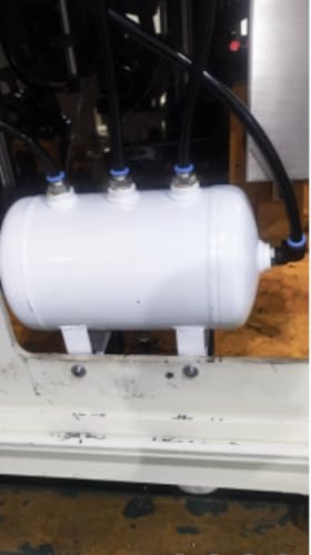 Serbatoio d'aria portatile, 1-2 Pack Serbatoio del ricevitore dell'aria per sistemi pneumatici, Serbatoio di stoccaggio dell'aria compressa 5L-100L, 150 PSI
