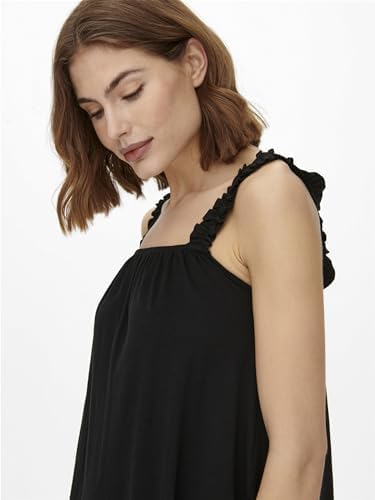 ONLY, Kadın, ONLMAY S/L MIX DRESS JRS NOOS, Elbise, Siyah, S - Görsel 3
