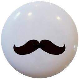Mustache Gentleman Ceramic Knobs Kitchen Drawer Cabinet Vanity Closet Pulls 677