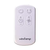 Innerest Windamp Bladeless Cooling Fan 14.5' Quiet Kids Pet Safe with a Remote Control