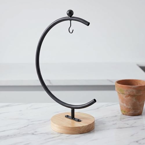 Support suspendu robuste en fer noir pour décoration intérieure - 7
