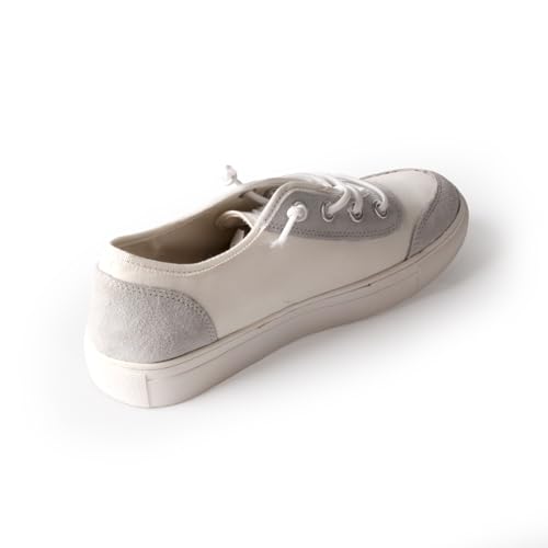 SHOELANDER Women's Lace up Flats Comfortable Casual Walking Shoes - Image 4