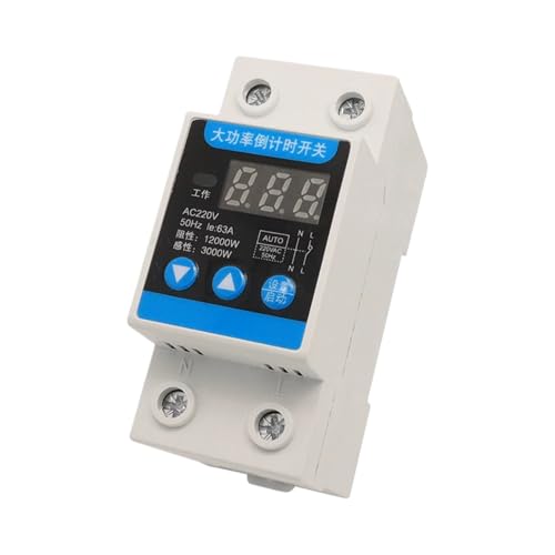 Relais temporisé AC220V 380V 63A pour tableau électrique