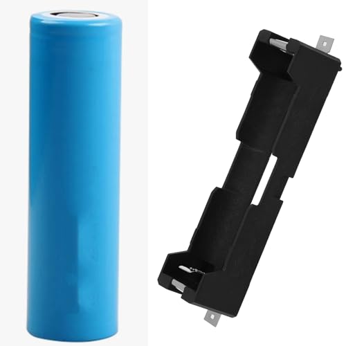 ECSiNG 2 Stück One Cell 21700 Batteriehalter für 20/21700 Batterie Schwarz