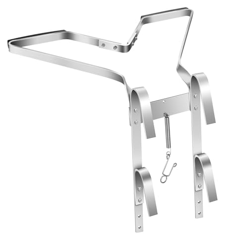 Homvvi V-Shaped Ladder Stand Off Heavy Duty Ladder Stay/Standoff Downpipe Ladders Accessory Multipurpose Ladder Stabilizer Fits Universal Ladders Anti-Slip Easy to Use
