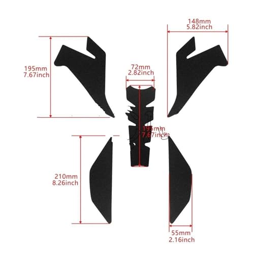 Almohadilla de tracción para Benelli Tornado 302R 252R 2021 lateral 2