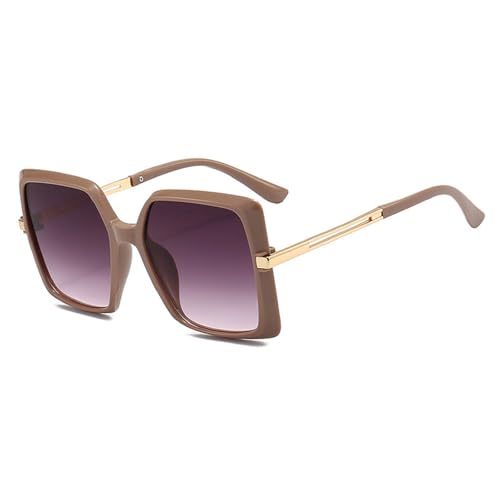 Fashion Oversized Square Women Sunglasses Big Frame Female Trend gradient sunglasses Shades V400 protection2