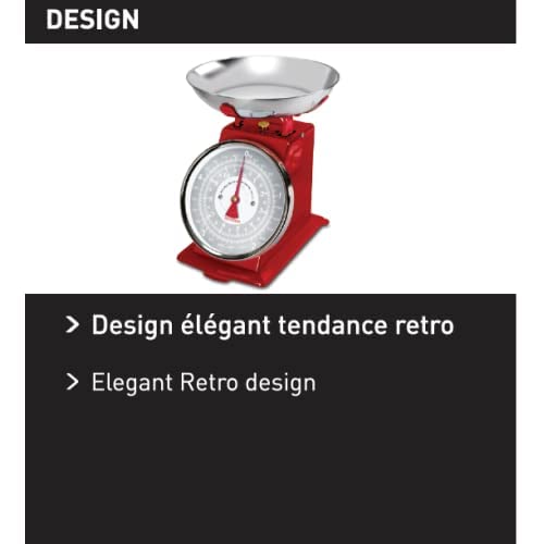 Décoration Vintage : adoptez la Balance Terraillon Rouge