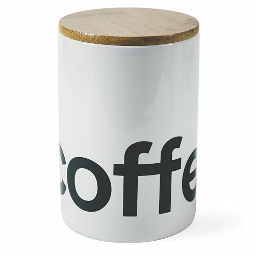 Villa d'Este Home Tivoli Pot à café 750 ml en céramique, couvercle en bambou, bambou