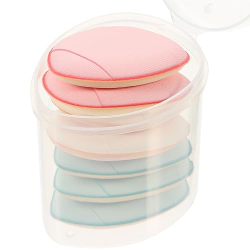 DINHEAROM Polvo para Dedos Mini 7 Piezas de Poliuretano, Esponjas Maquillaje Reutilizables para Aplicación Precisa en Nariz y Ojos, Ideales para Maquillaje Color Aleatorio