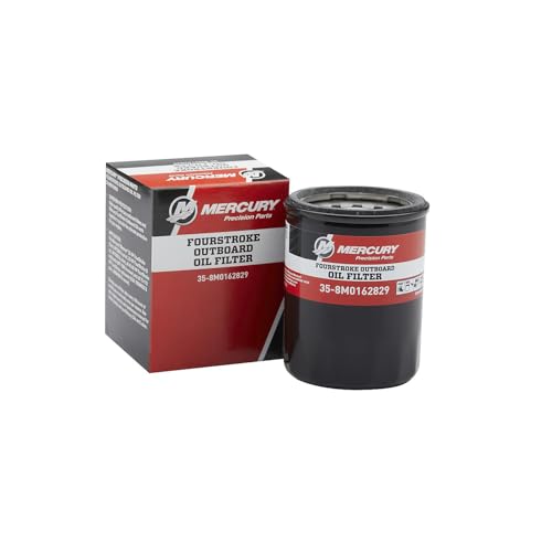 Mercury 8M0162829 Oil Filter for Select Mercury and Mariner ...