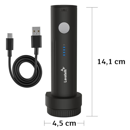 Image of Lavatelli Electric Vacuum Pump for packing - Wireless USB-C Rechargeable | Works with All Vacuum Storage Bags | Vac-U-Pump Compress Clothes, Woolens & Bedding for Travel, Home Storage & Trekking